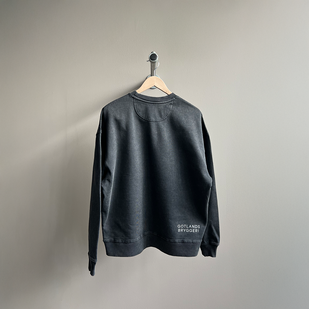 Sweatshirt Bulldog Vintage Svart